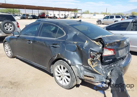 2009 Lexus Is 250 from USA, damaged, VIN JTHBK262995088777